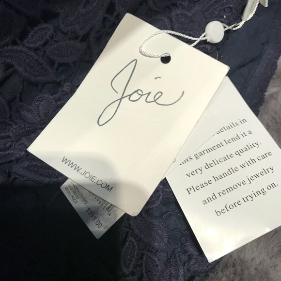 BNWT Joie Navy Blue Lace Dress - Picture 4 of 4